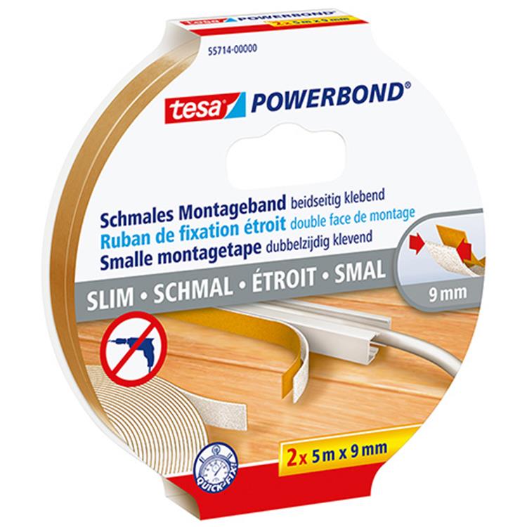 Tesa 1048902 - monteringstape 2x 5mx9mm | 5 stk