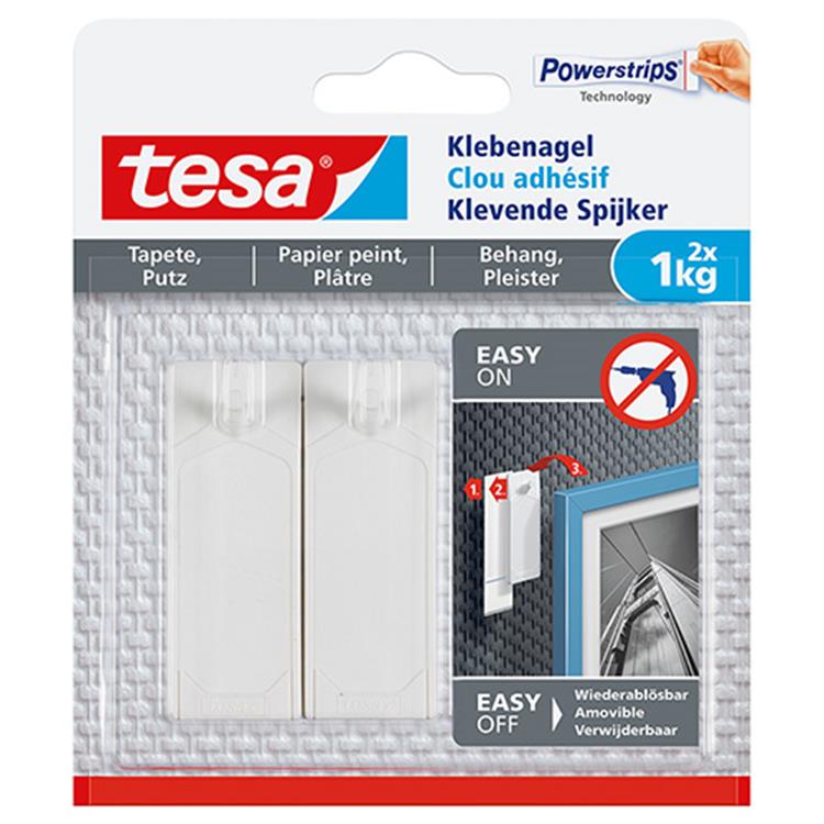 Tesa 1051200 - klæbende neglefølsomme overflader 1kg | 8 stk