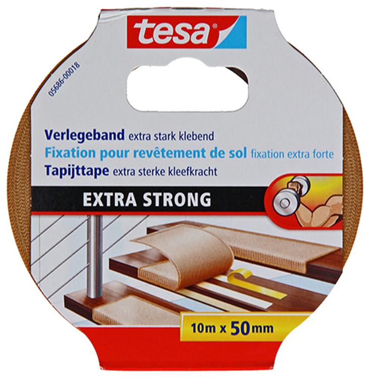 Tesa 1054488 - tæppebånd ekstra stærk 10m x 50mm | 6 stk