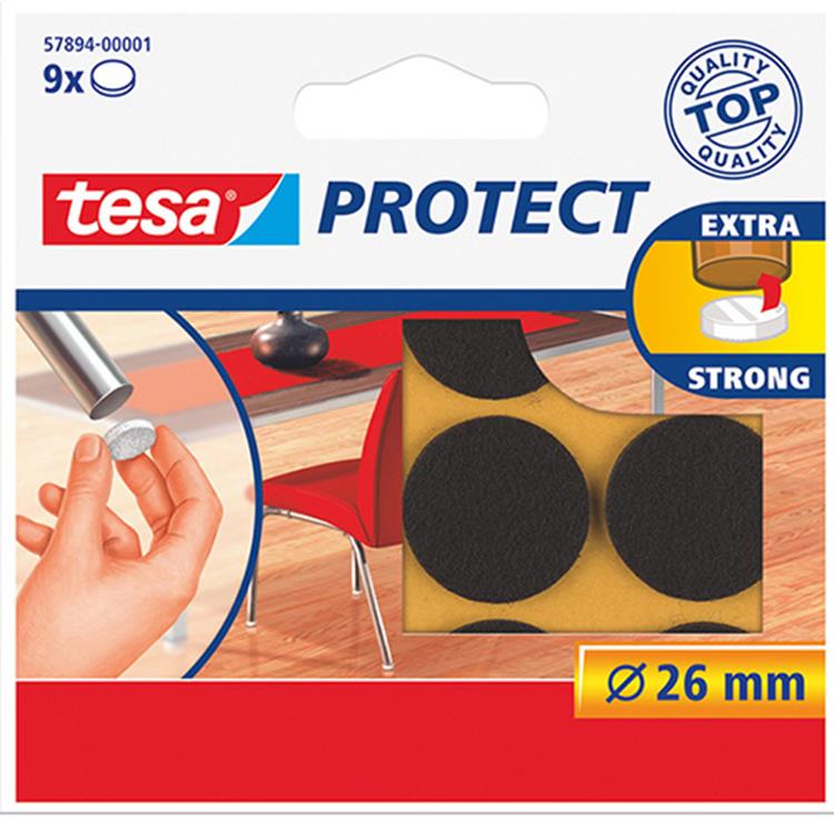 Tesa 1003212 - filt 26mm brun 9 stk | 20 stk