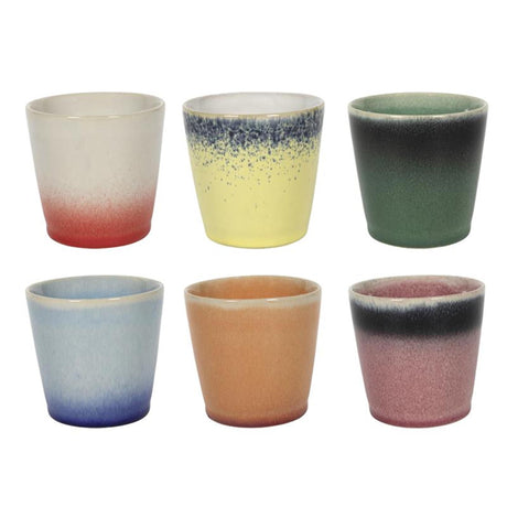 Svenska living koffiemok 'fire' ã˜7,5cm 200ml doos a 6 stuks