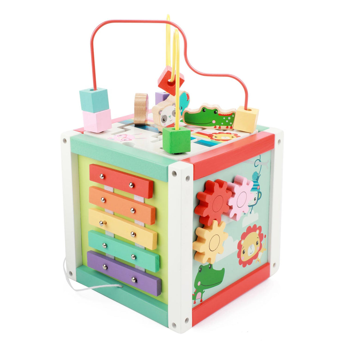Fisher Price Activity Kubus Hout