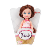Beau baby mini baby dukke prinsesse, 11 cm