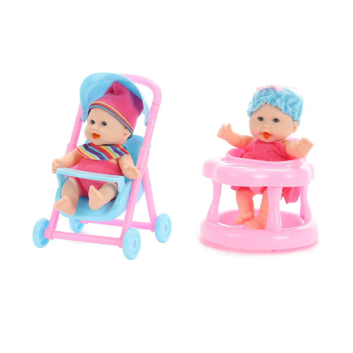 Beau-beau baby beau mini baby dukke siddende, 12 cm