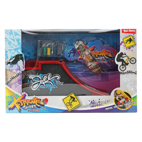 Toi-toys fingerskateboard eller BMX cykel med skatebane