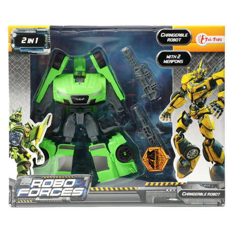 Roboforces skiftende robot sportsvogn