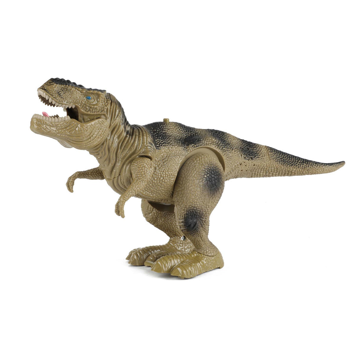 Dinosaurernes verden dino t-rex, der går med lyd