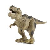 Dinosaurernes verden dino t-rex, der går med lyd