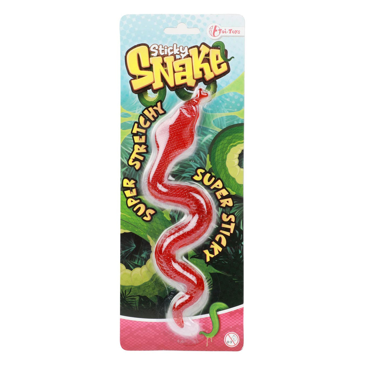 Toi-legetøj sticky cobra slange super stretchy