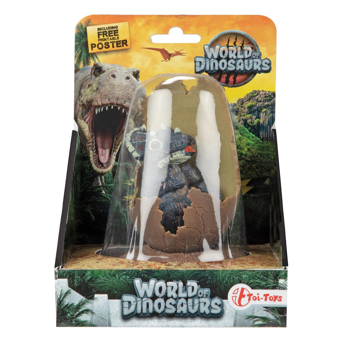 Dinosaurernes verden baby dino i knust æg