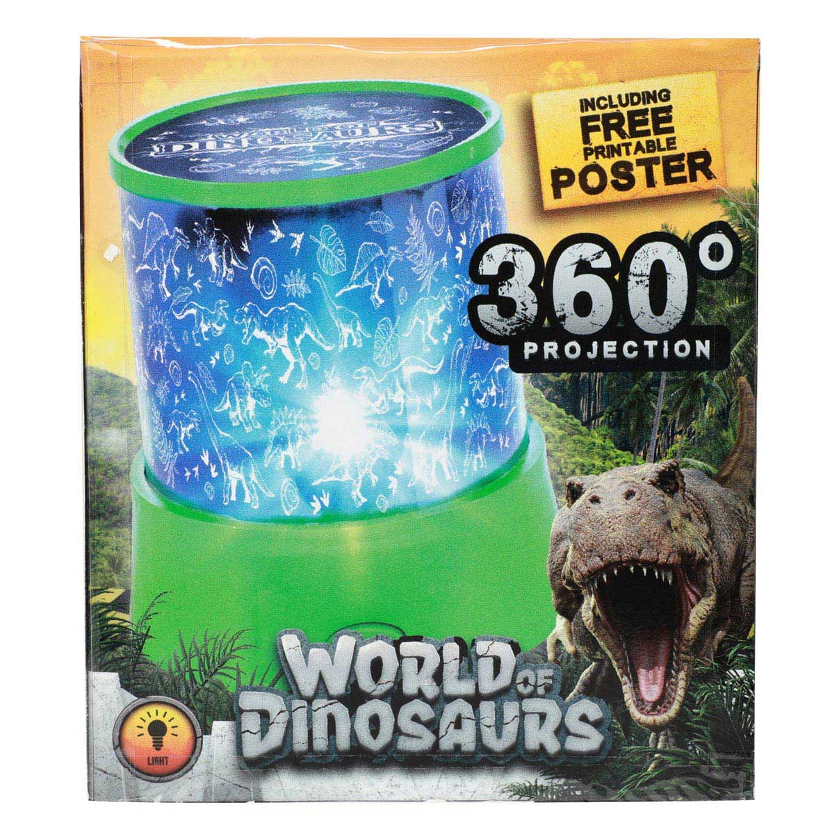 World of dinosaurs projektionslampe dino