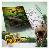 Dinosaurernes verden super malebog