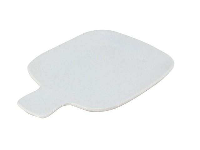 Mad for sjov serveringsfad hvid 18,5x12,5x1,8cm