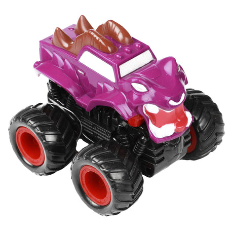 Toi-legetøj køretøjer lastbiler friction monster truck med tænder