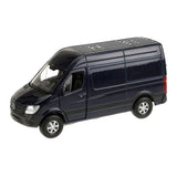 Welly mercedes-benz sprinter panel bus modelbil - 1:34