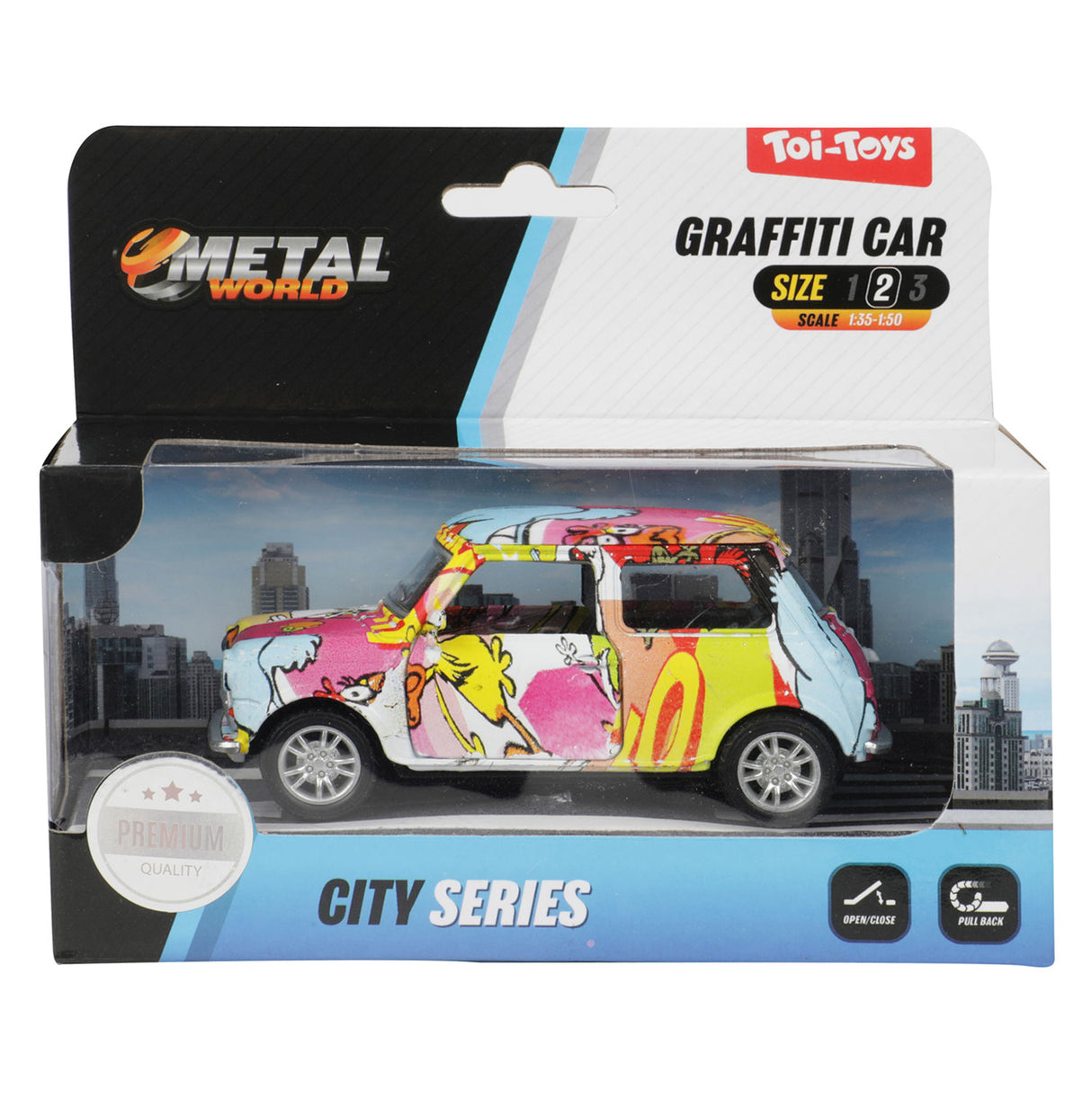 Metalworld pull-back graffiti bil