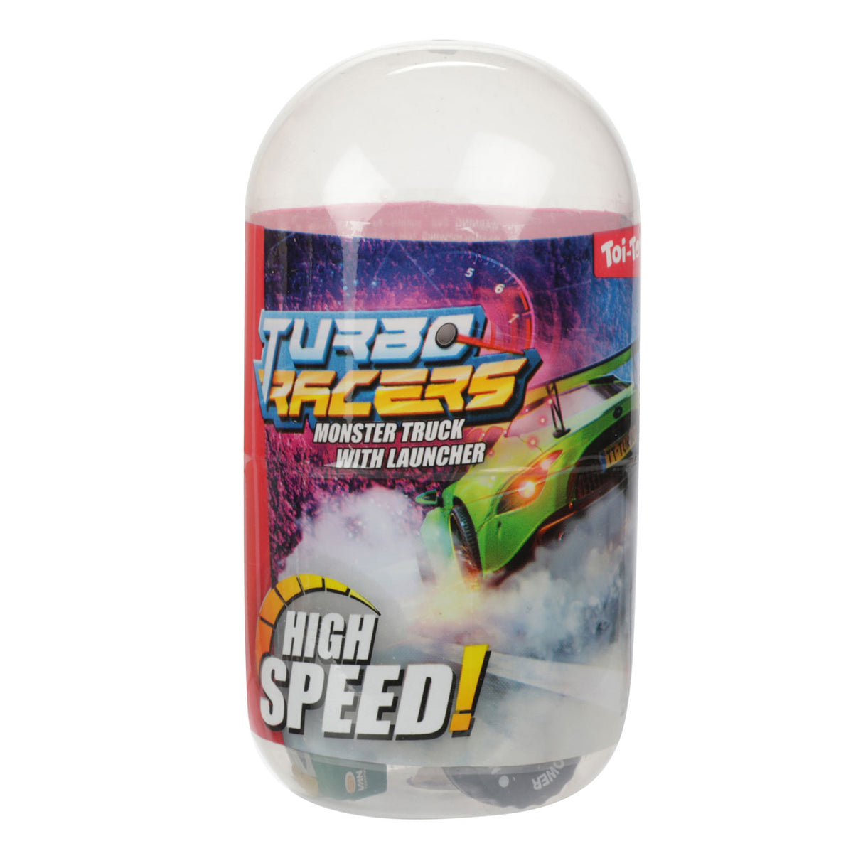 Turbo racers monster truck med skydespil i æg