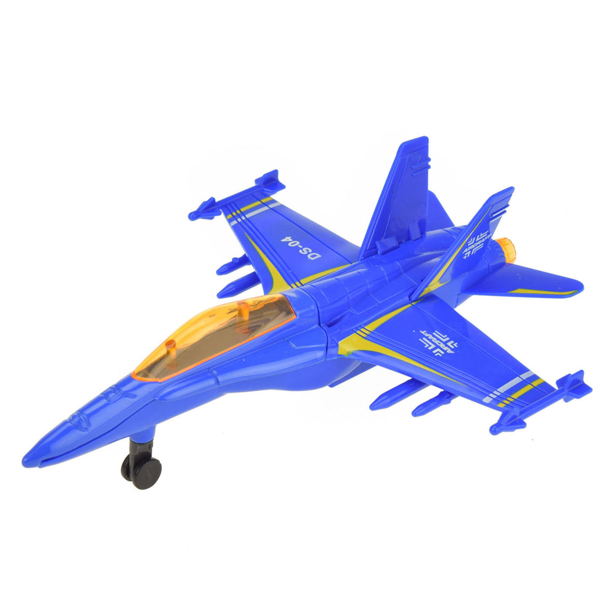 Toi-legetøj toi-legetøj metal pullback flyvemaskine (1 stk) assorteret