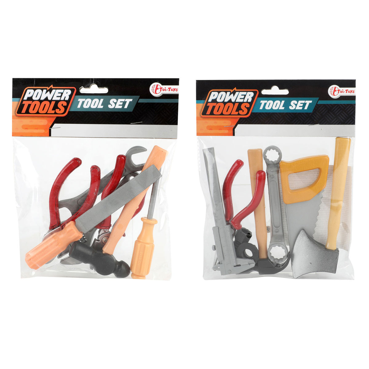 TOI-TOYS Power Tools Tool Set i Zak, 7DLG.