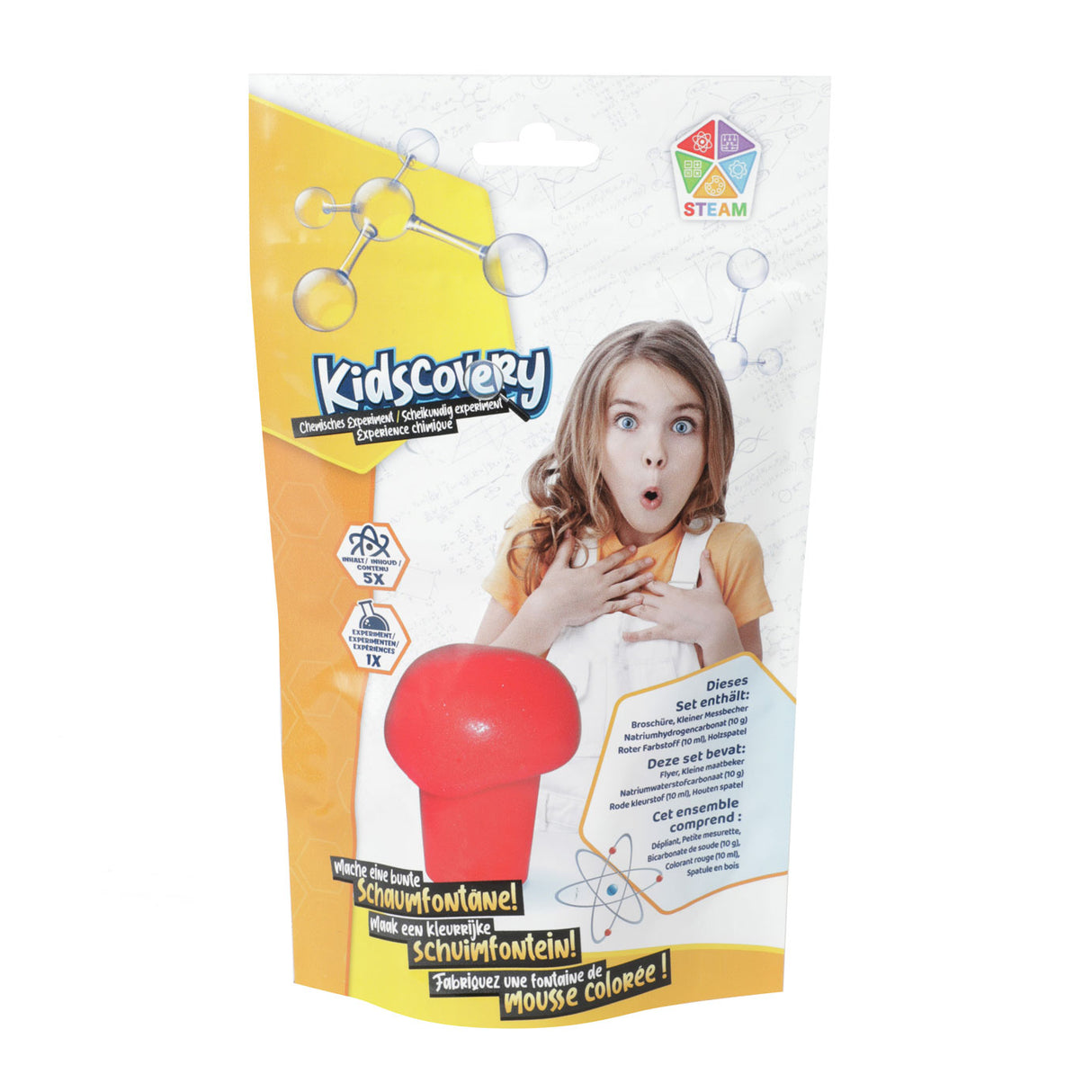 KidsCovery Experiment - Chemical Fontein Set