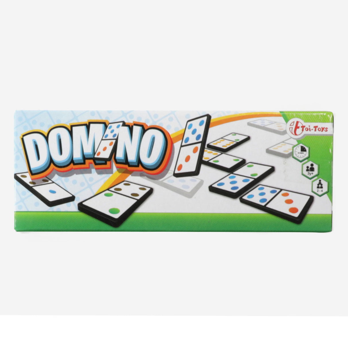 Toi-legetøj domino spil efter nummer eller farve
