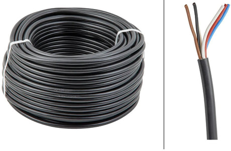 Hella køretøjstransmission kst-kabel flyy-f 5x1,5 sw køretøjslinjer