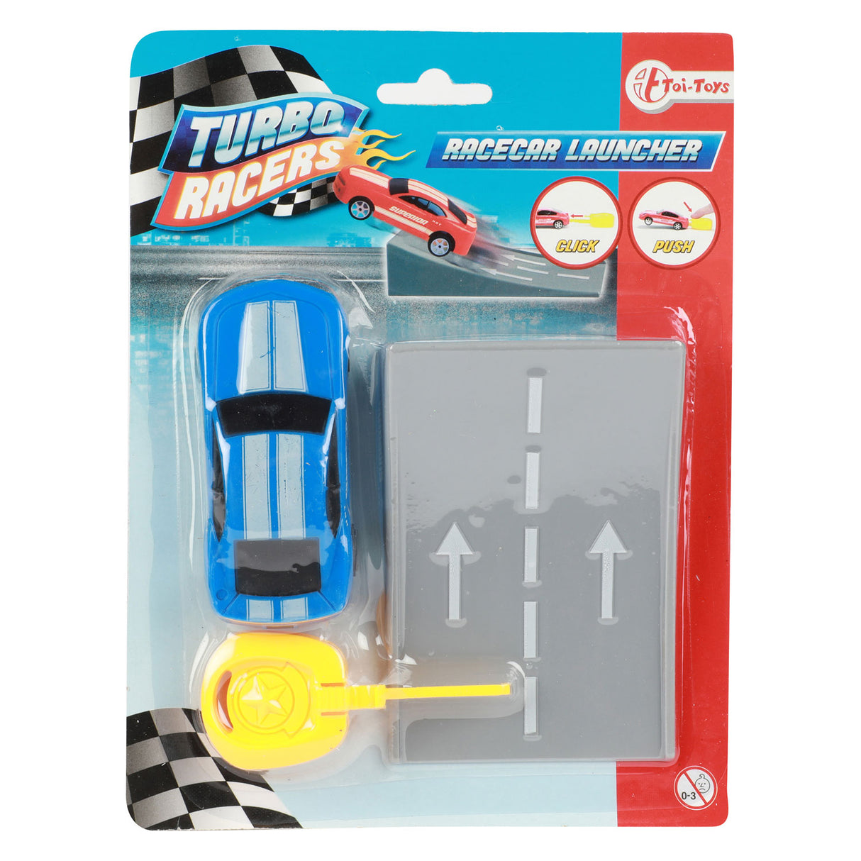 Turbo racers shoot rally car with ramp