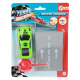 Turbo racers shoot rally car with ramp