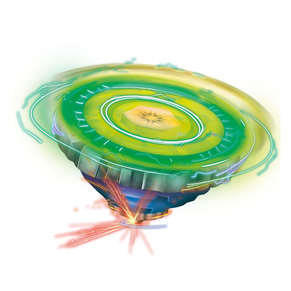Toi-Toys Metal Tol Gyro Battle med lys