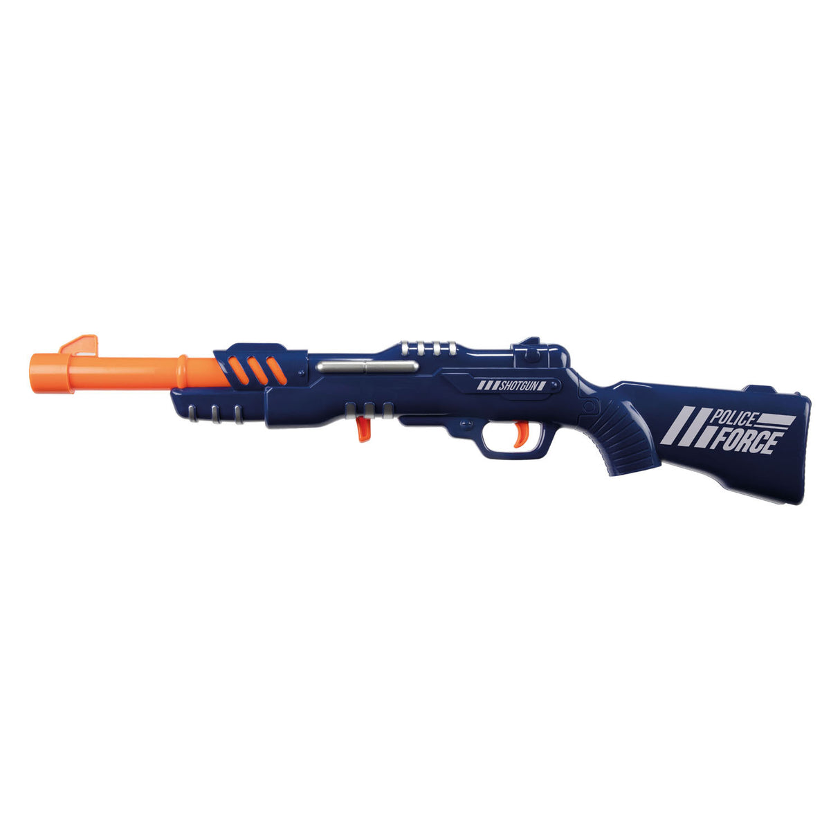Toi-Toys Police Rifle Blue med 6 Foamijlen