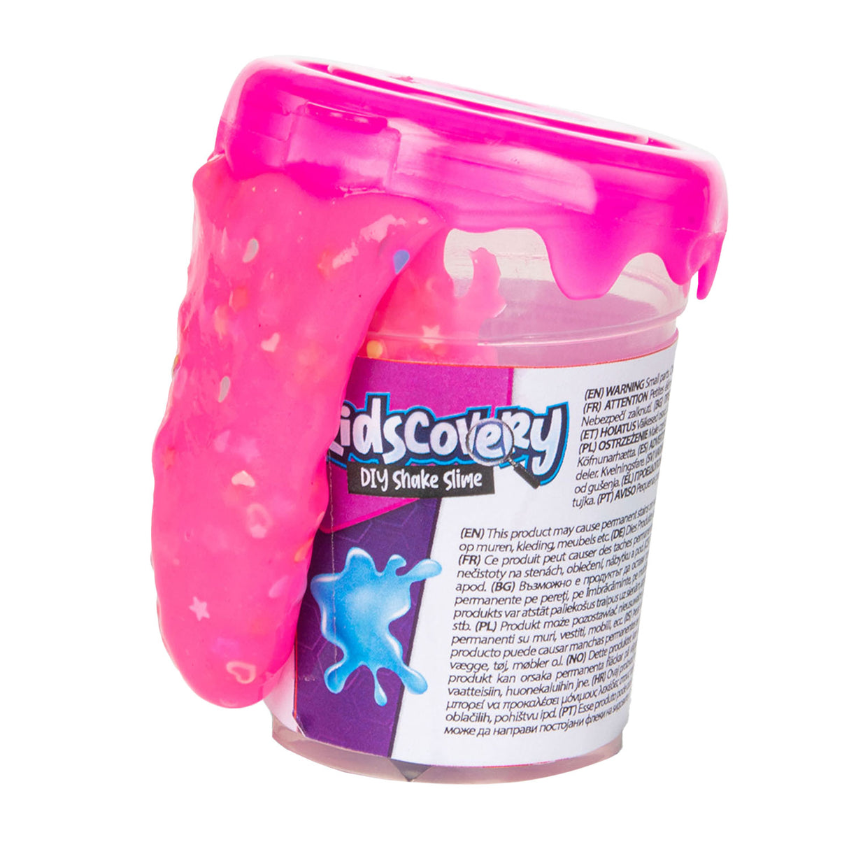 Toi-legetøj børnebetræk gør slime konfetti shake 6 assorteret