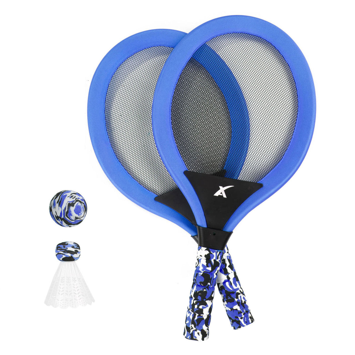 Toi-toys toi-legetøj adrenix blødt tennissæt 4-delt med 2x ketcher + bold + fjerbold 4 assorteret