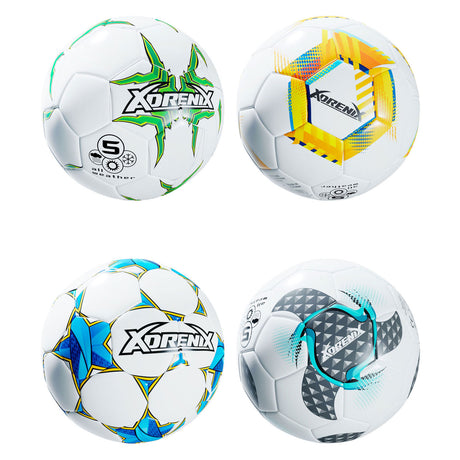 Adrenix fodbold hybrid tech 23cm - farverigt fodbold kunstlæder.