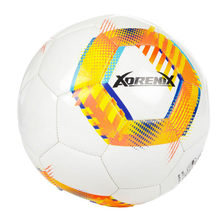 Adrenix fodbold hybrid tech 23cm - farverigt fodbold kunstlæder.