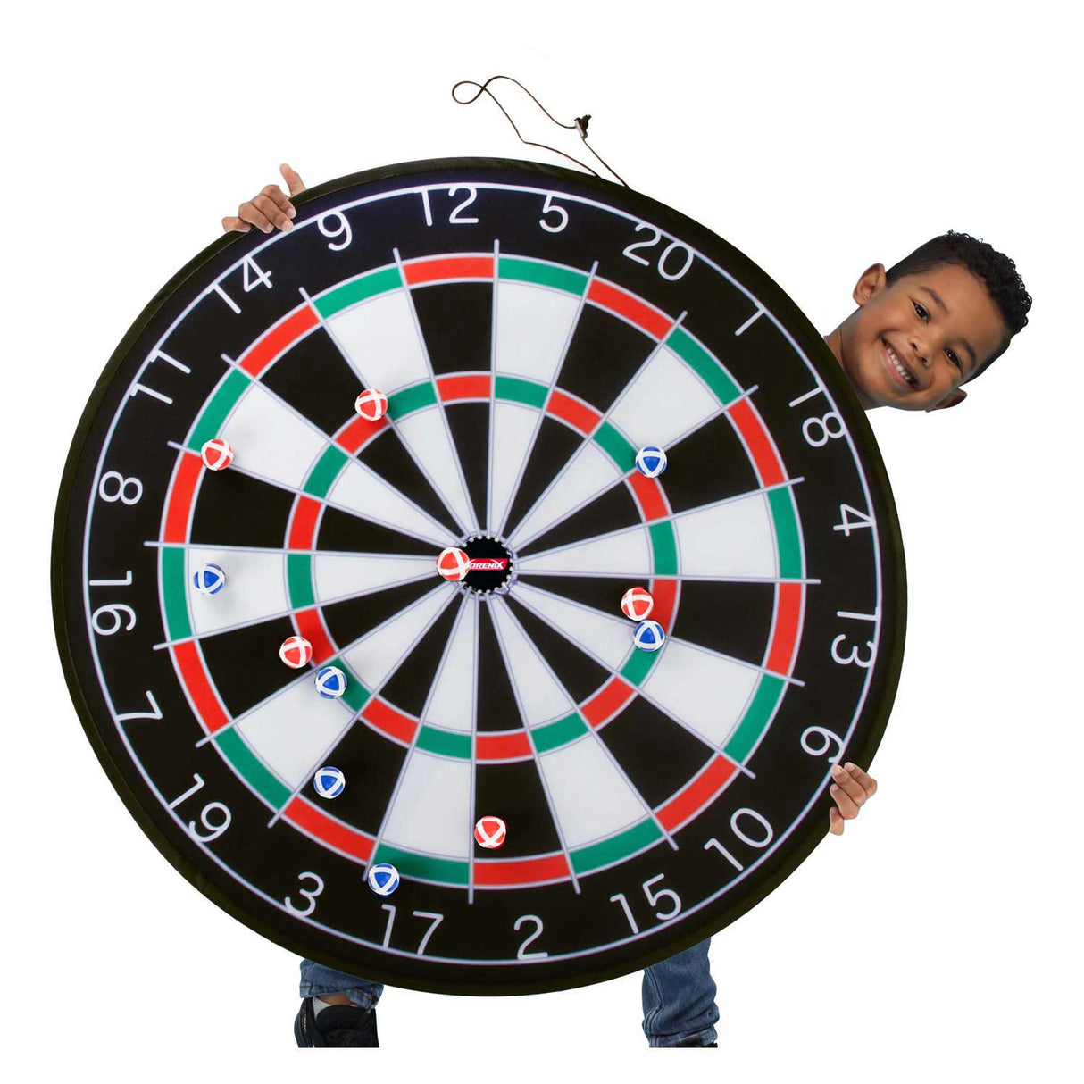 Adrenix mega dartskive Velcro, 13 stk.