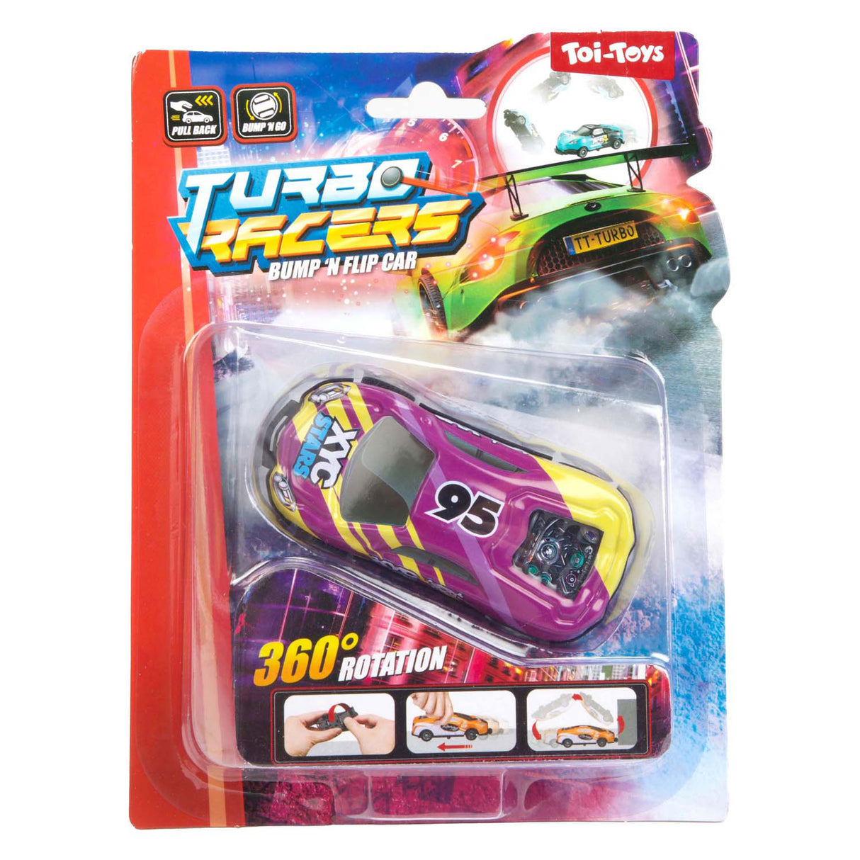 Turbo racere stunt bil bump n flip