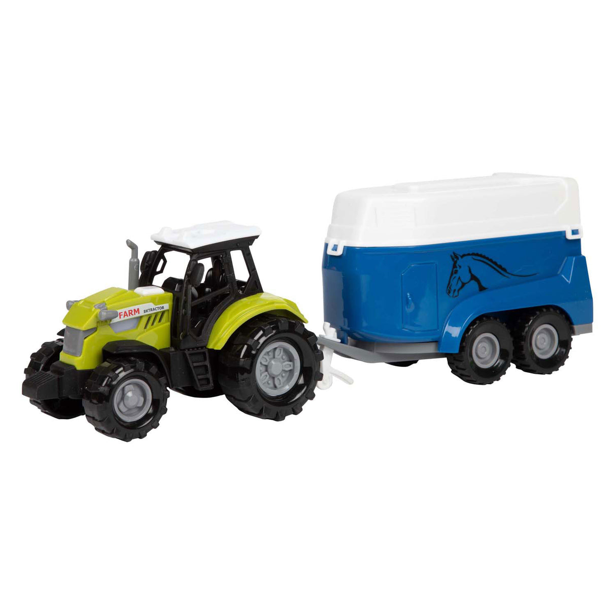 Toi-toys ackers ville traktor og trailer med lys og lyd, 10cm