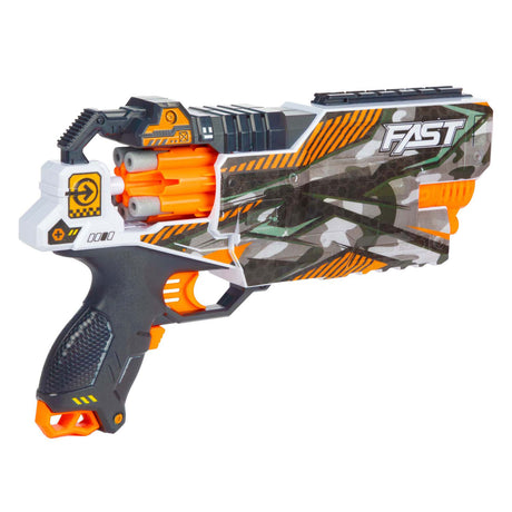 Toi-legetøj skum strikex elektrisk skydepistol shockwave med 24 skumpile