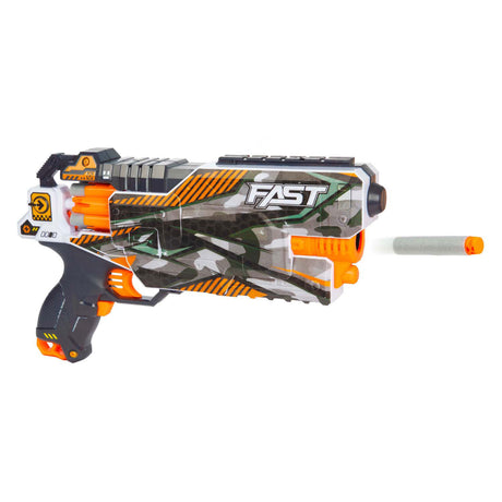 Toi-legetøj skum strikex elektrisk skydepistol shockwave med 24 skumpile