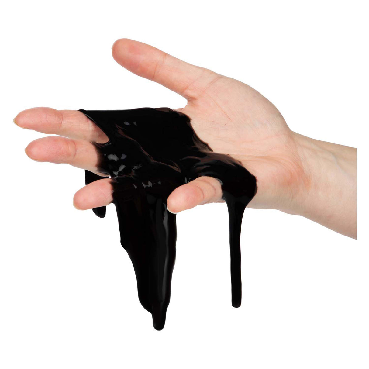 Toi-legetøj crazy slime black slime i mini olietønde