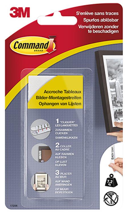3m 1006167 - kommando stor snap-on streng. | 5 stk