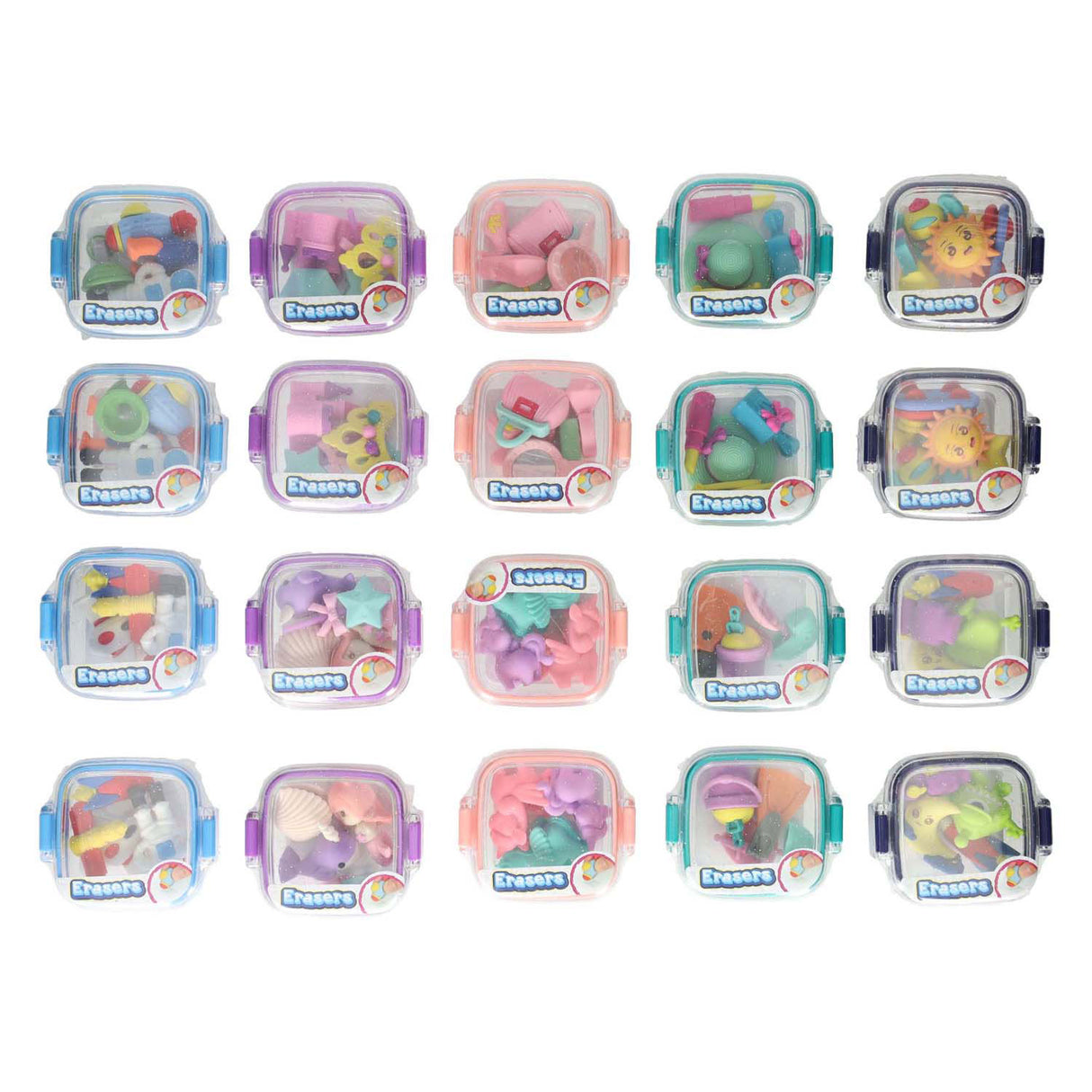 Toi-toys mini viskelædersæt, 20 stk.