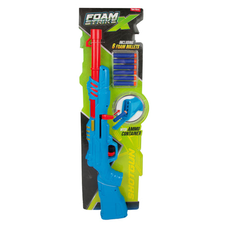 Toi-toys foam strikex geweer -shotgun-met 6 foampijlen 2ass