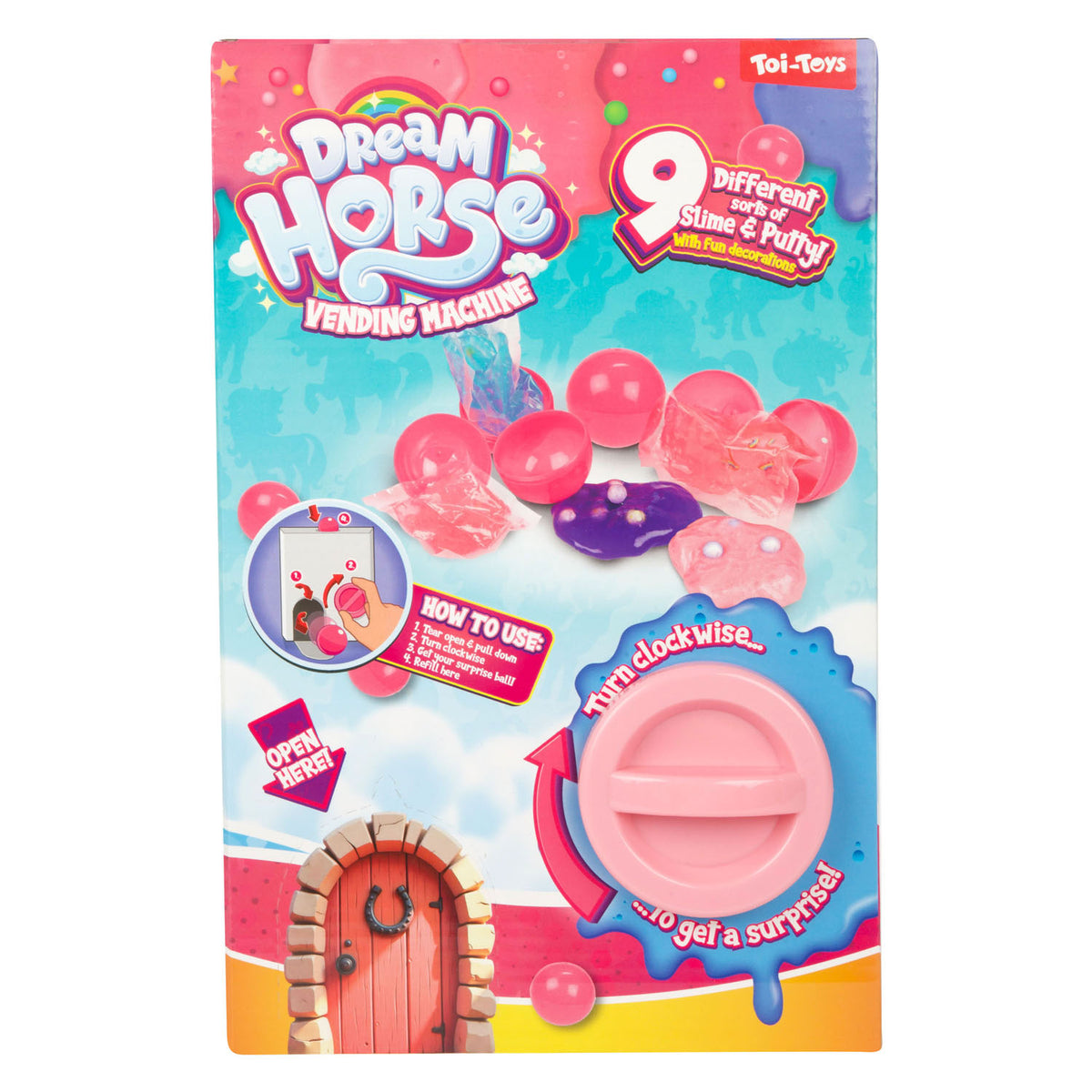 Toi-toys drømmehest overraskelsesboldmaskine