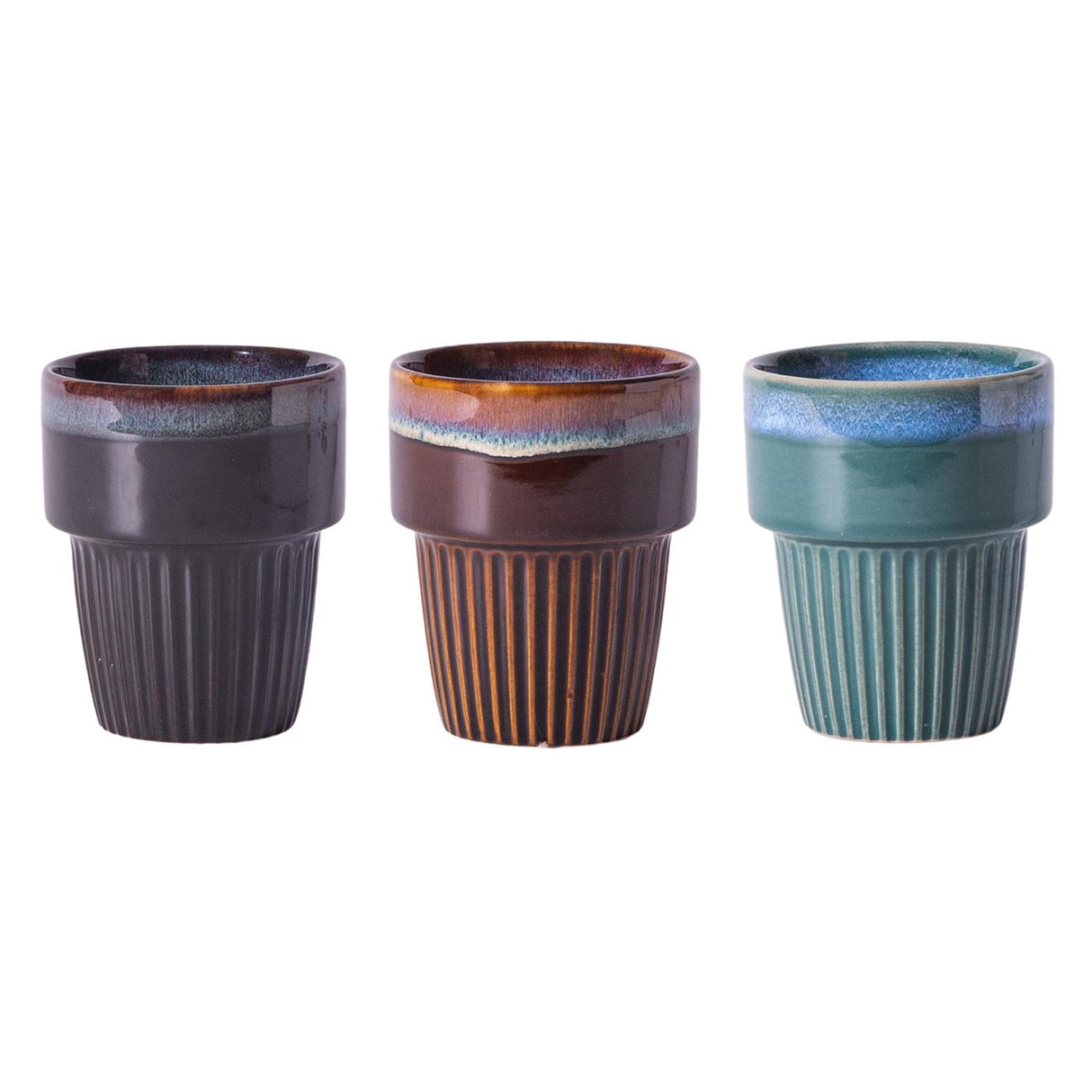 Kaffekrus rib æske a 6 200ml ø7,5cm