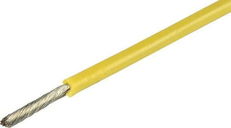 Herth+bus kabel elkabel silikone 1,5 mm gul 5mtr.