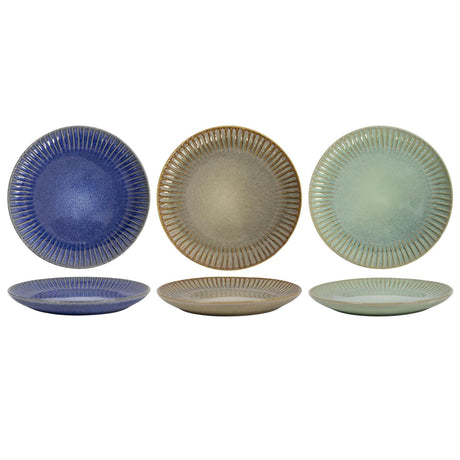Morgenmad tallerken sea breeze 21cm æske med 6 stk