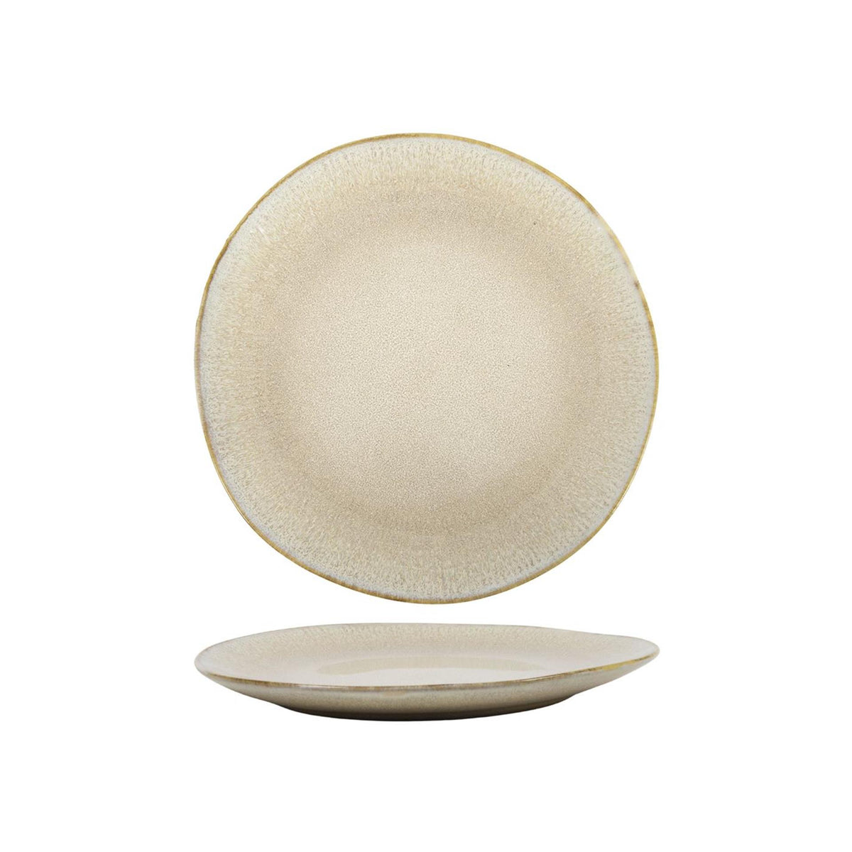 Morgenmad tallerken sahara beige æske a 6 ø22cm