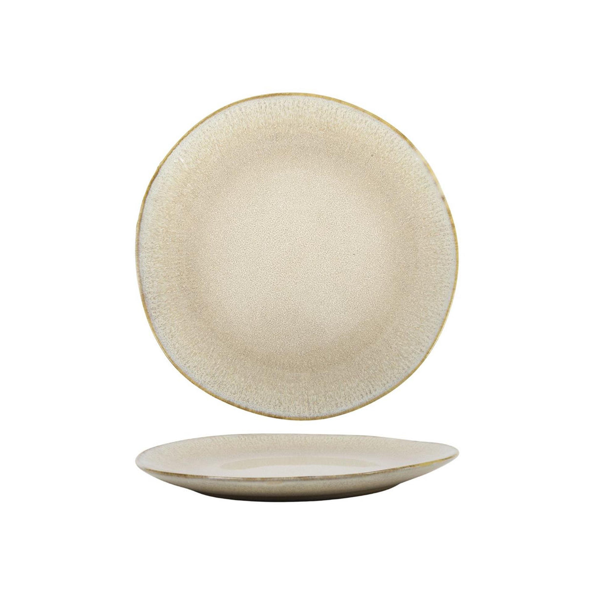 Morgenmad tallerken sahara beige æske á 6 stk ø22cm