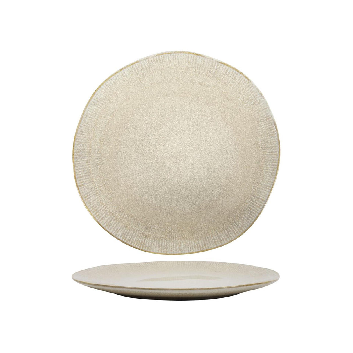 Middagstallerken sahara beige æske a 6 ø27cm
